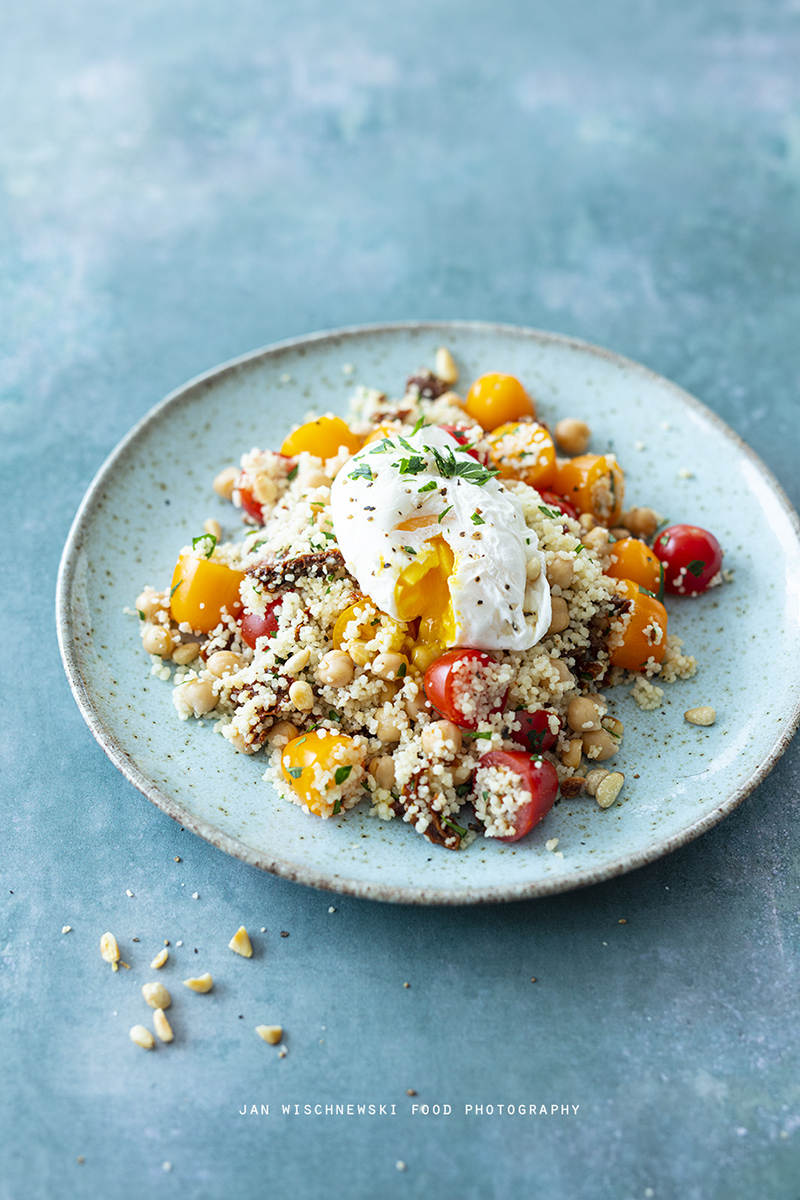 Coucous-Salat mit Kichererbsen